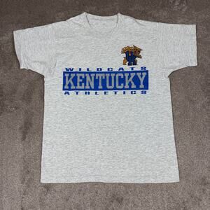 Gray Vintage University of Kentucky Wildcats T-Shirt Size M UK Athletics